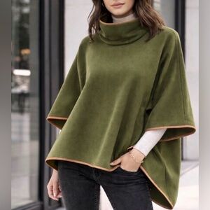 Tuckernuck Olive Green Piper Poncho Cape